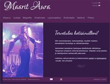 Tablet Screenshot of maaritaura.com